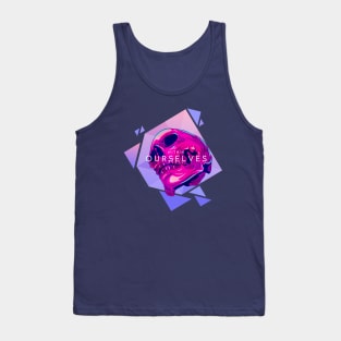 Skull Art Cool Pose Tank Top